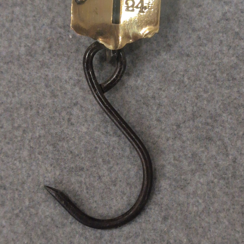 c. 1860s Morton & Bremner NY Antique Brass‎ Spring Scale 24lb Primitive Balance - Picture 4 of 5